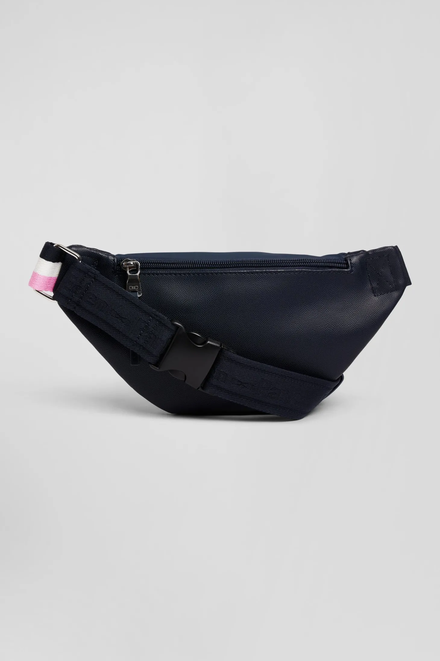 Besace banane bleu marine sérigraphie Eden Park