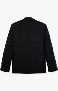 Blazer noir 100 % laine
