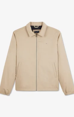 Blouson beige rembourré