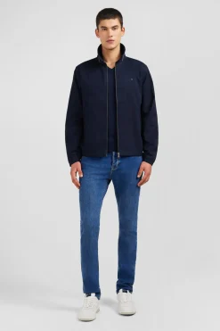 Blouson bleu foncé rembourré