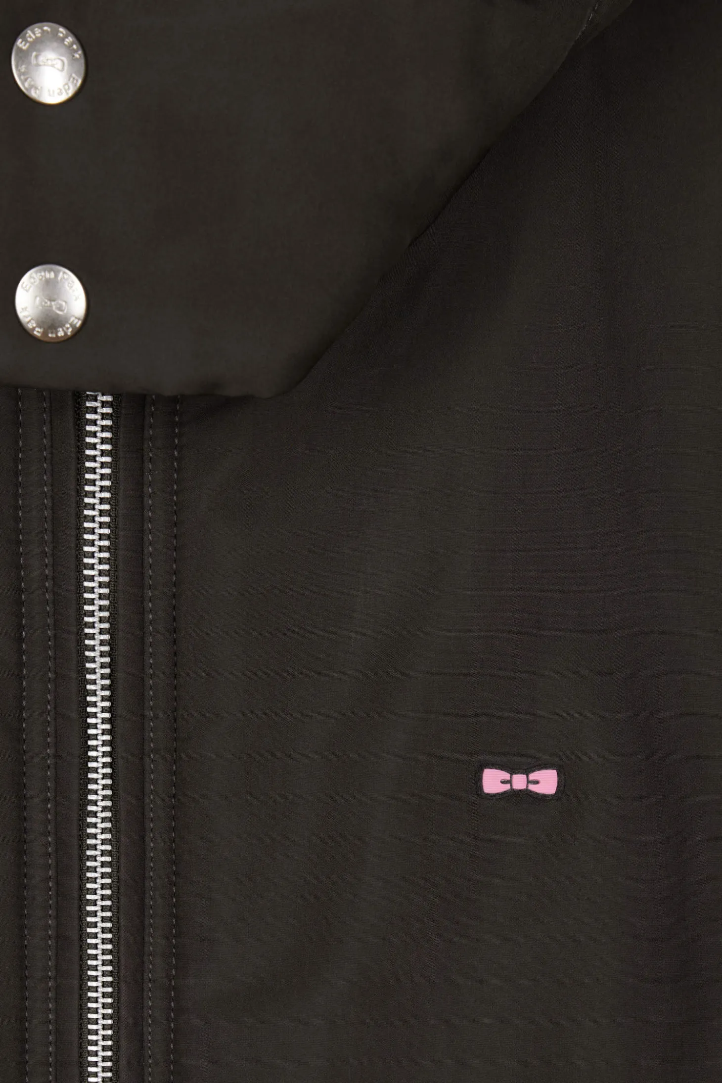 Blouson zippé à capuche kaki