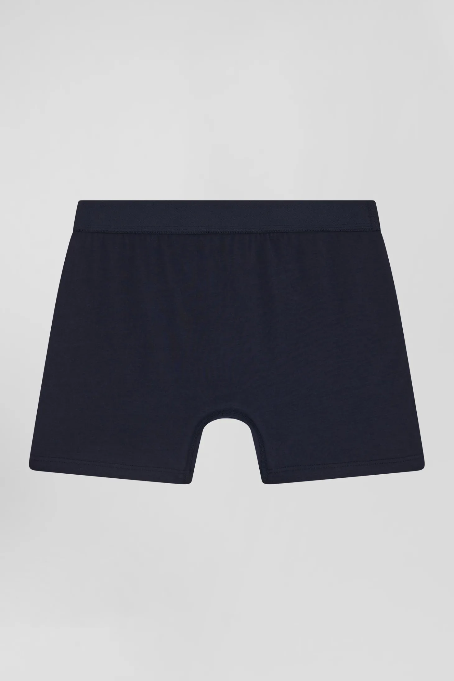 Boxer colorblock en coton stretch rose