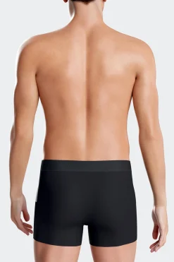 Boxer colorblock en coton stretch vert