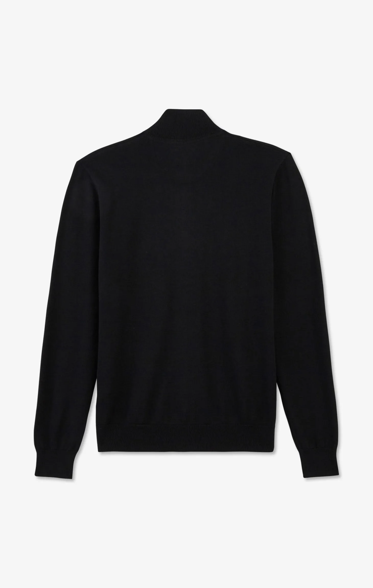Cardigan noir zippé en coton