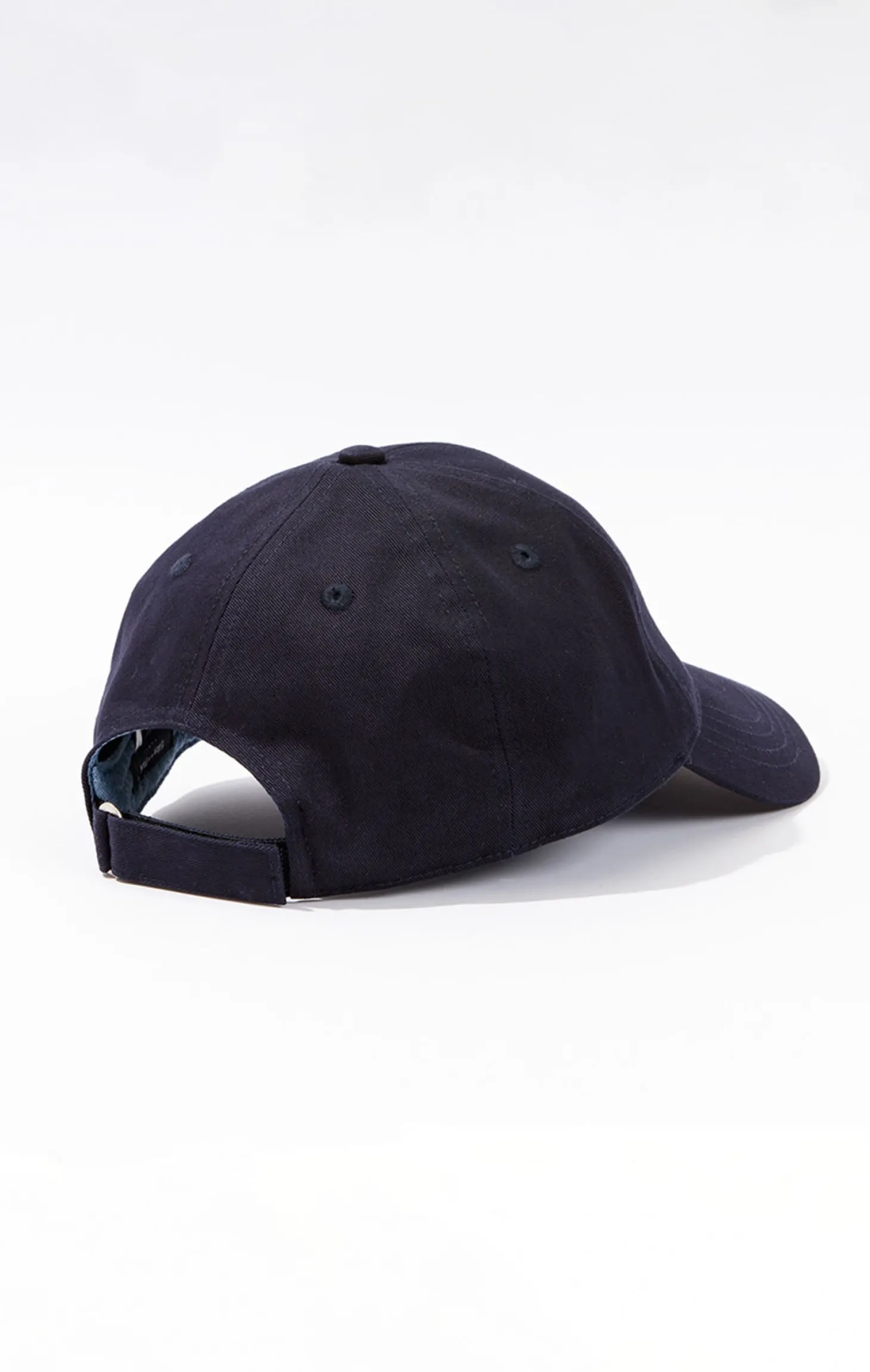 Casquette bleu marine unie en coton