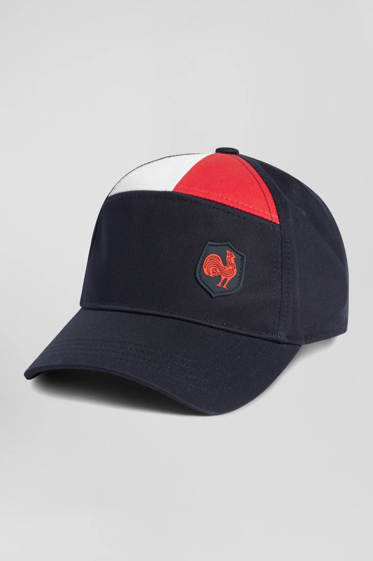 Casquette en coton bleu marine XV de France