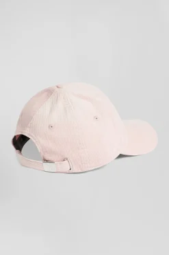 Casquette en coton stretch rose