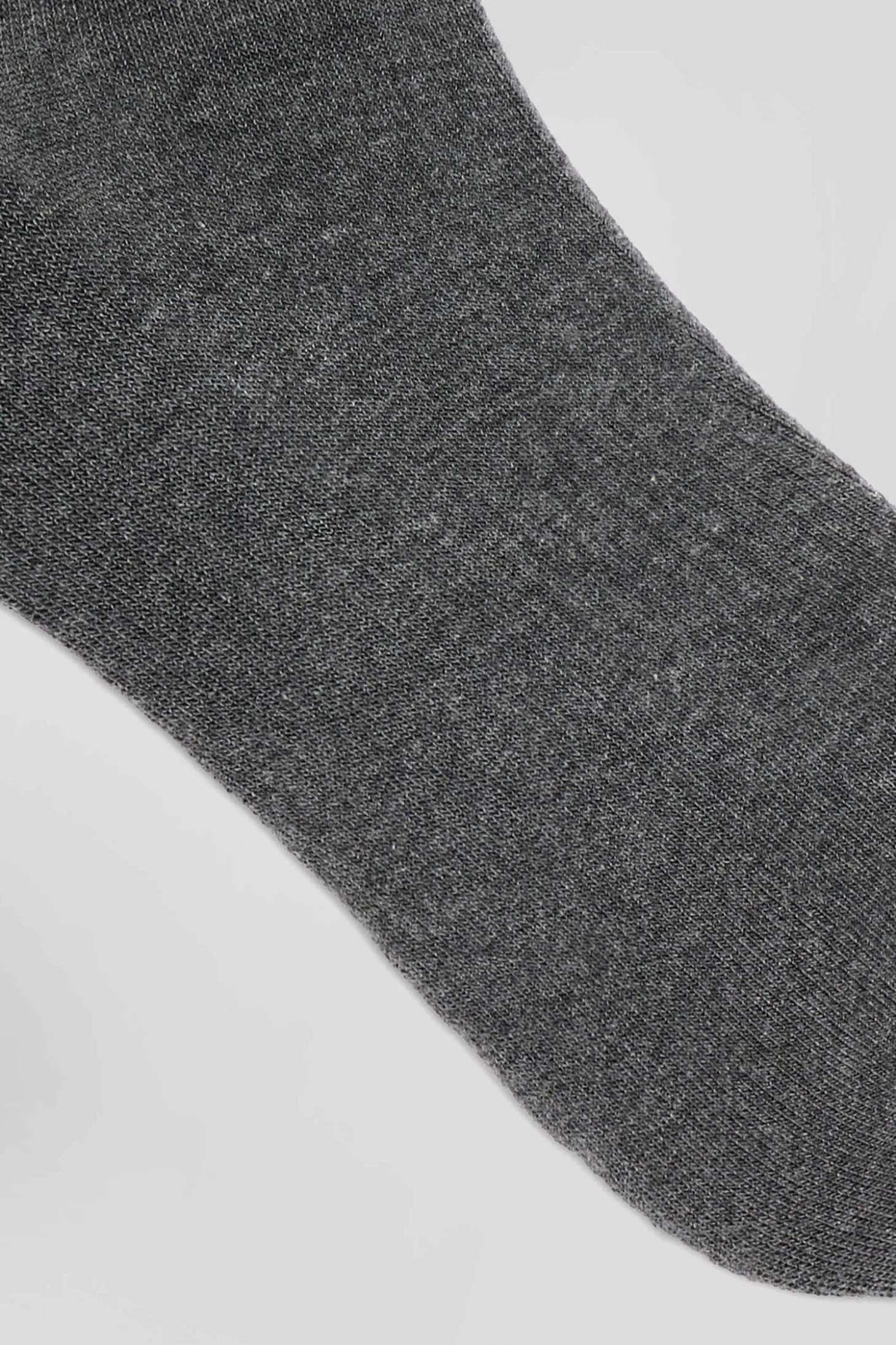 Chaussettes en coton stretch gris anthracite Eden Park