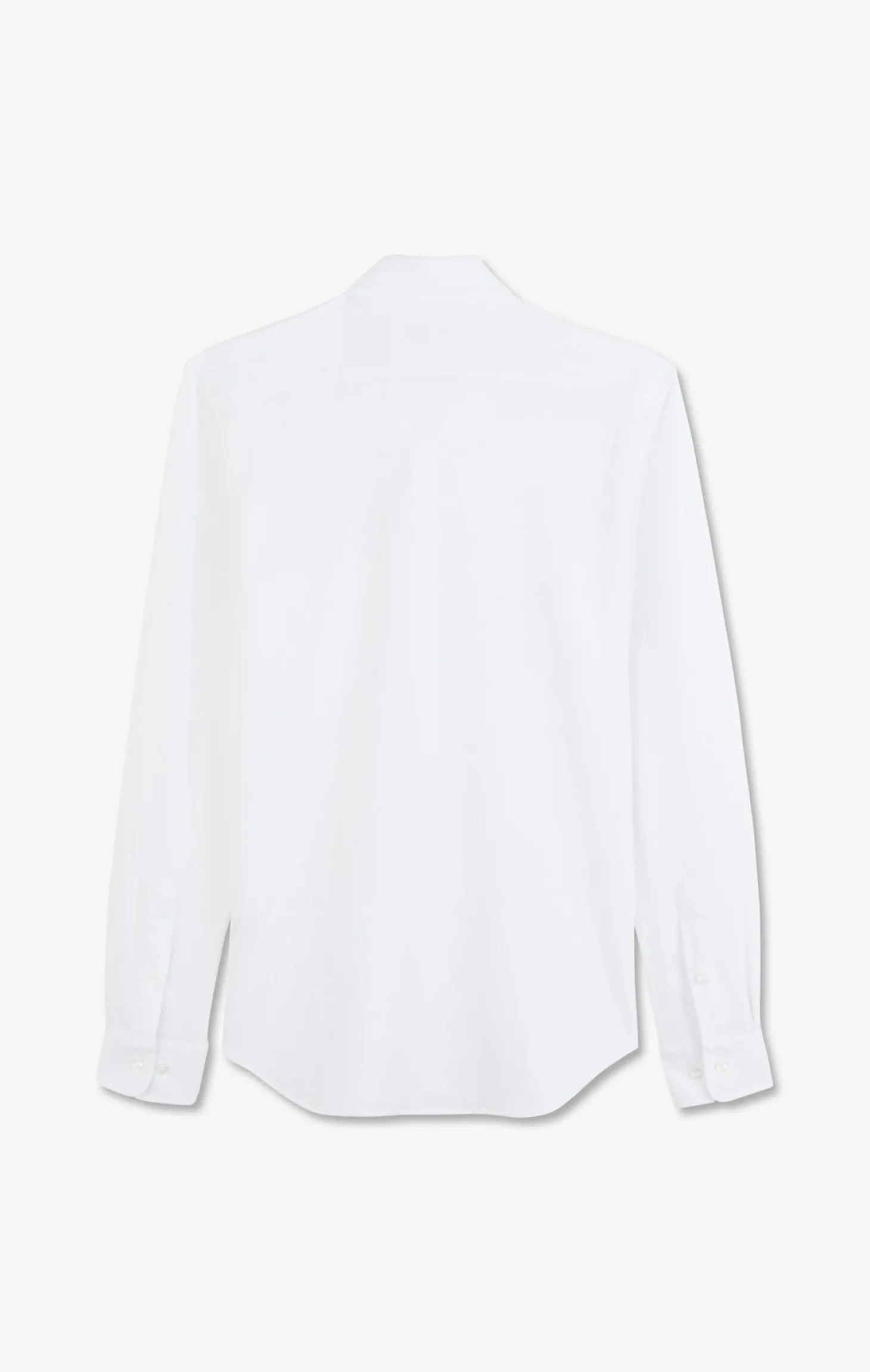 Chemise en coton pinpoint blanc