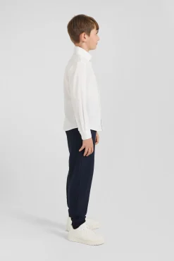 Chemise en coton uni blanche en coton oxford coupe Regular
