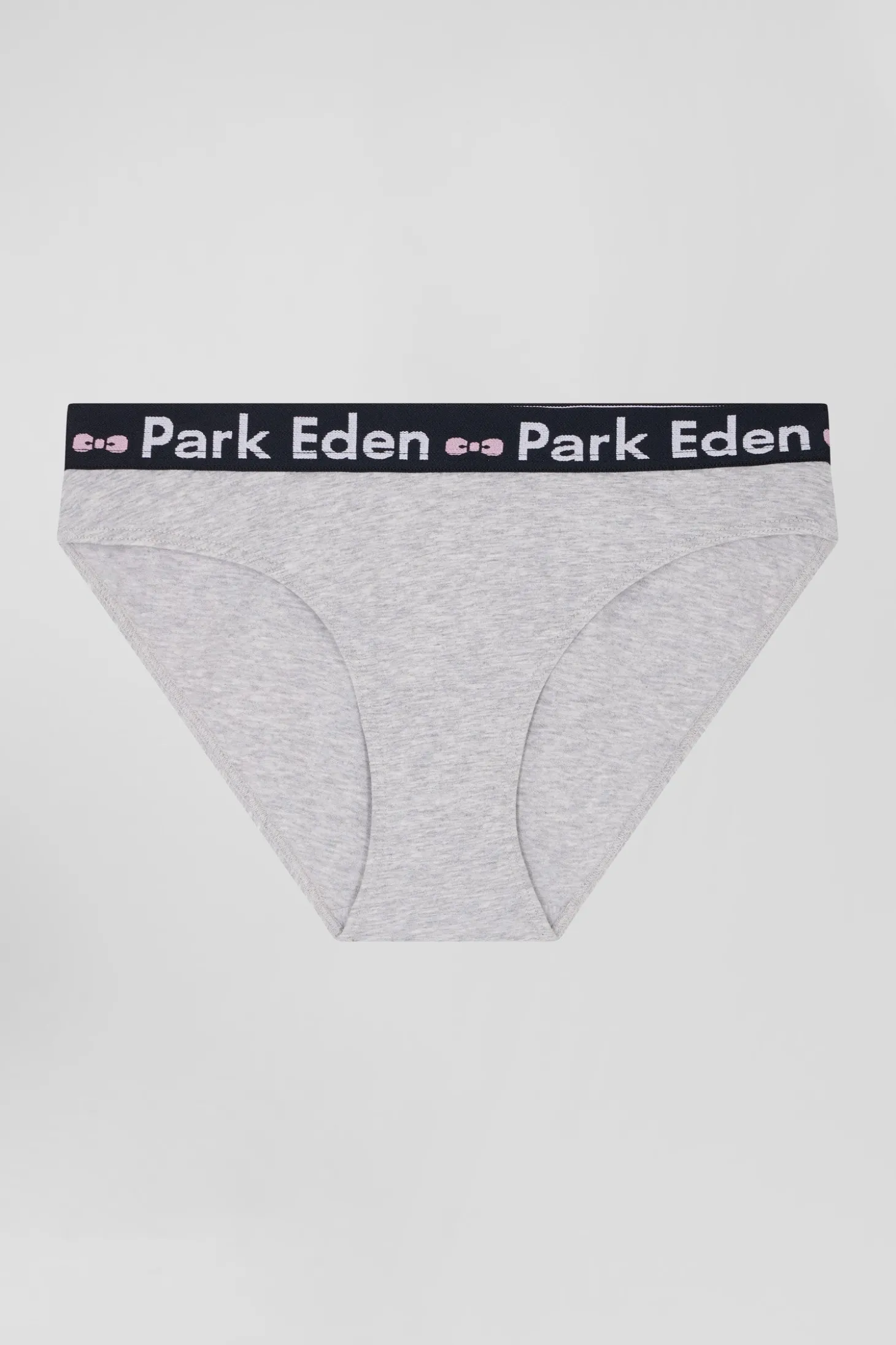 Culotte en coton stretch grise