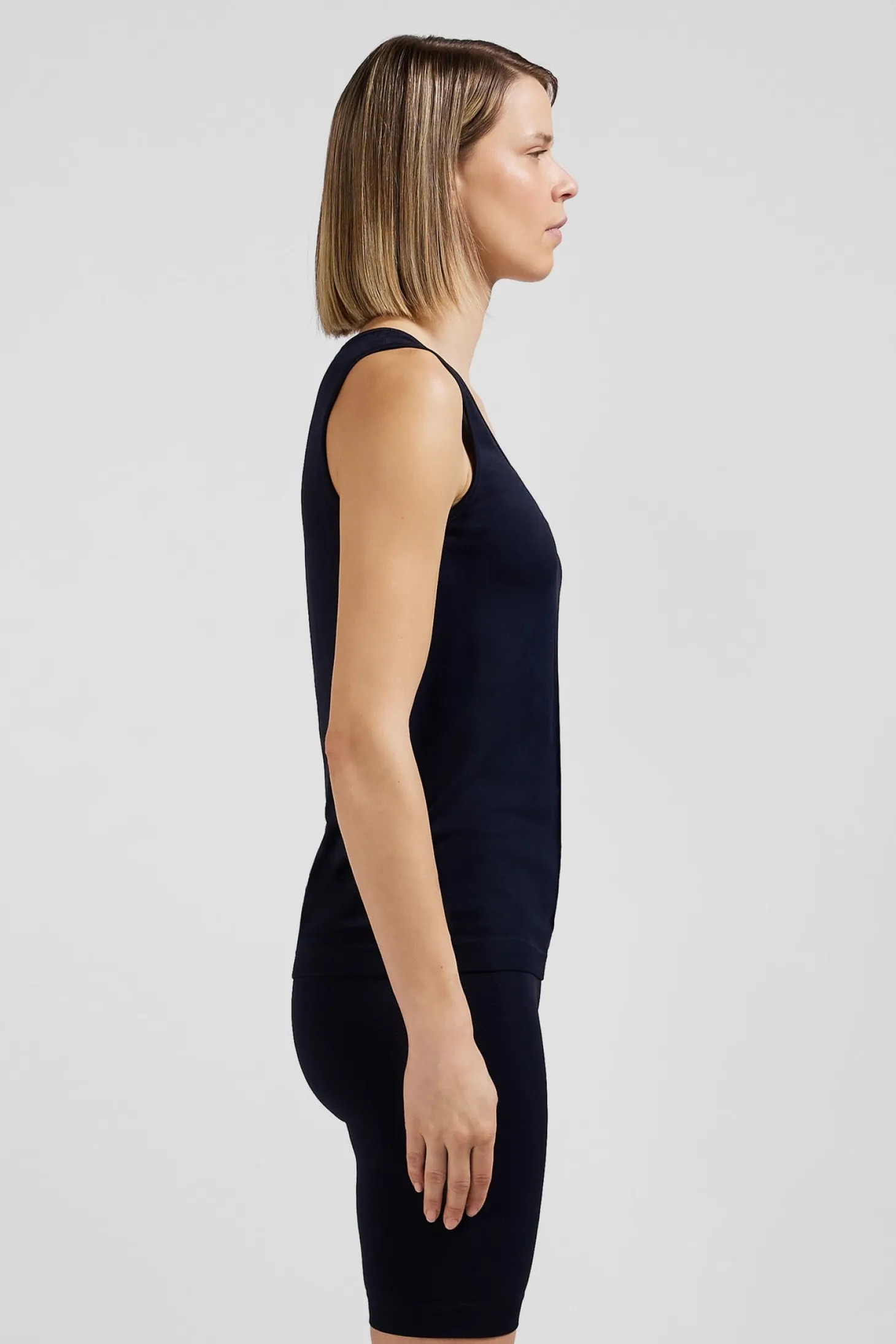 Débardeur de sport bleu marine