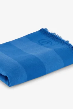 Fouta rayé bleu