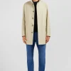 Imperméable uni beige