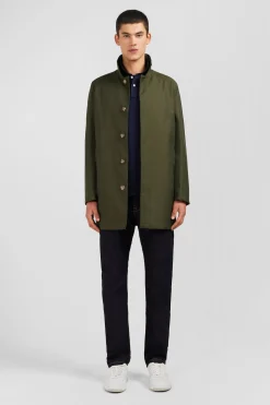 Imperméable uni kaki