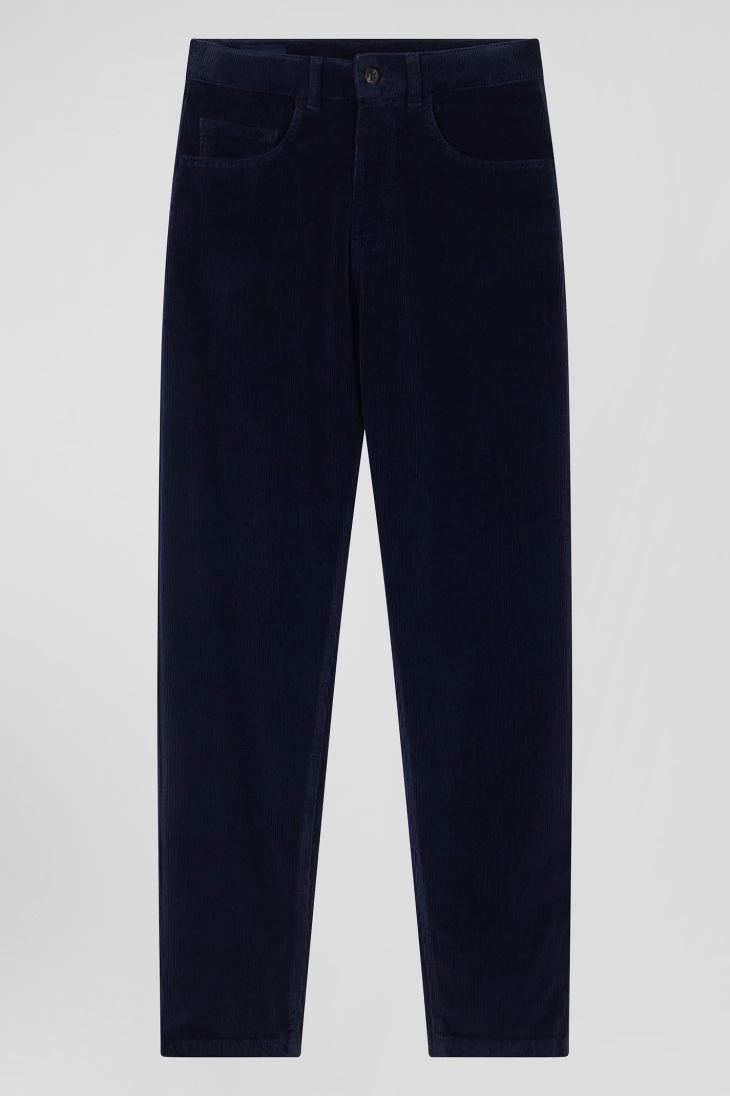 Jean 5 poches en coton stretch bleu marine coupe Comfort
