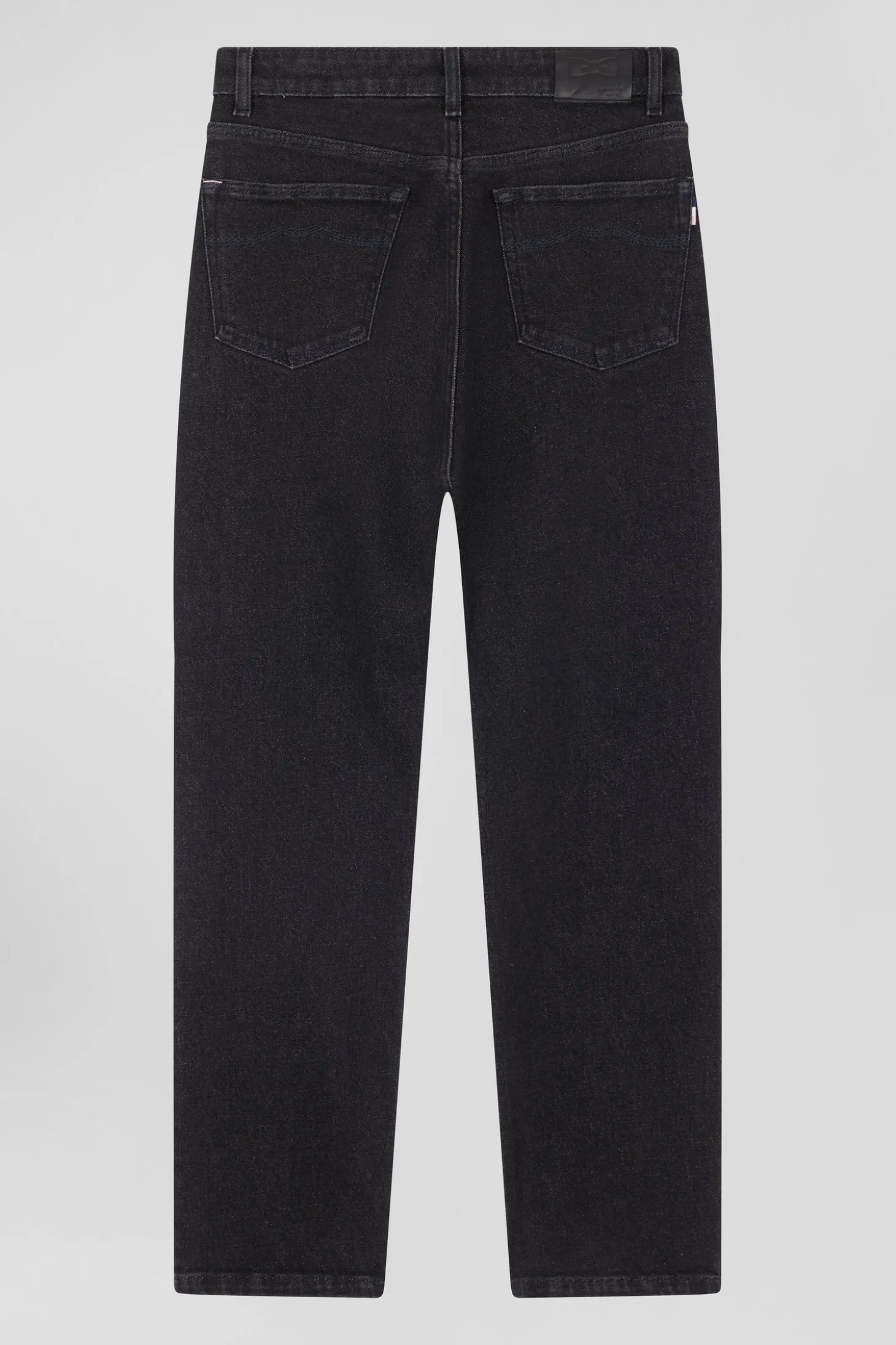Jean 5 poches en coton stretch noir coupe Regular