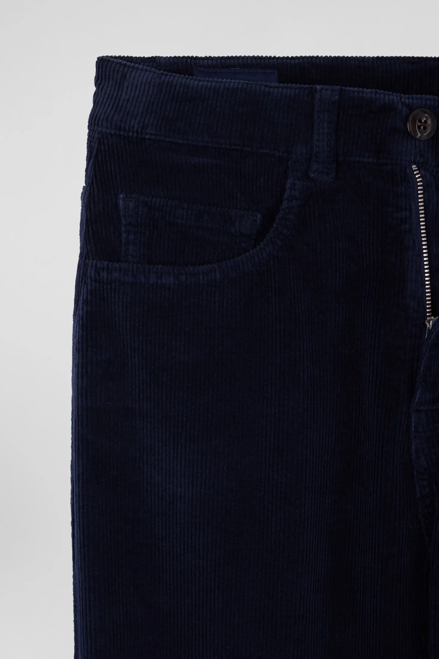 Jean 5 poches en coton stretch bleu marine coupe Comfort