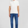 Jean bleu en coton stretch