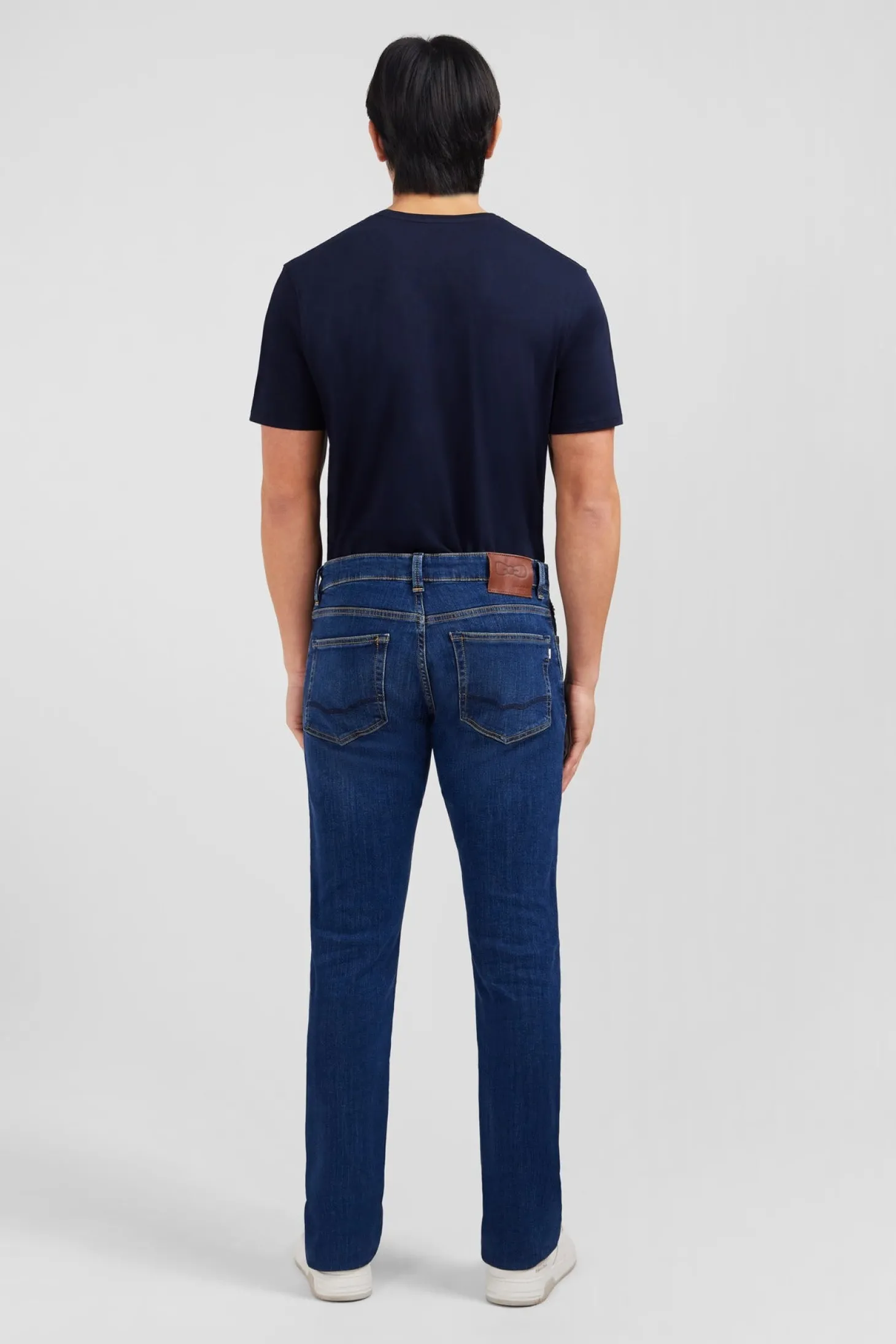 Jean bleu en coton stretch