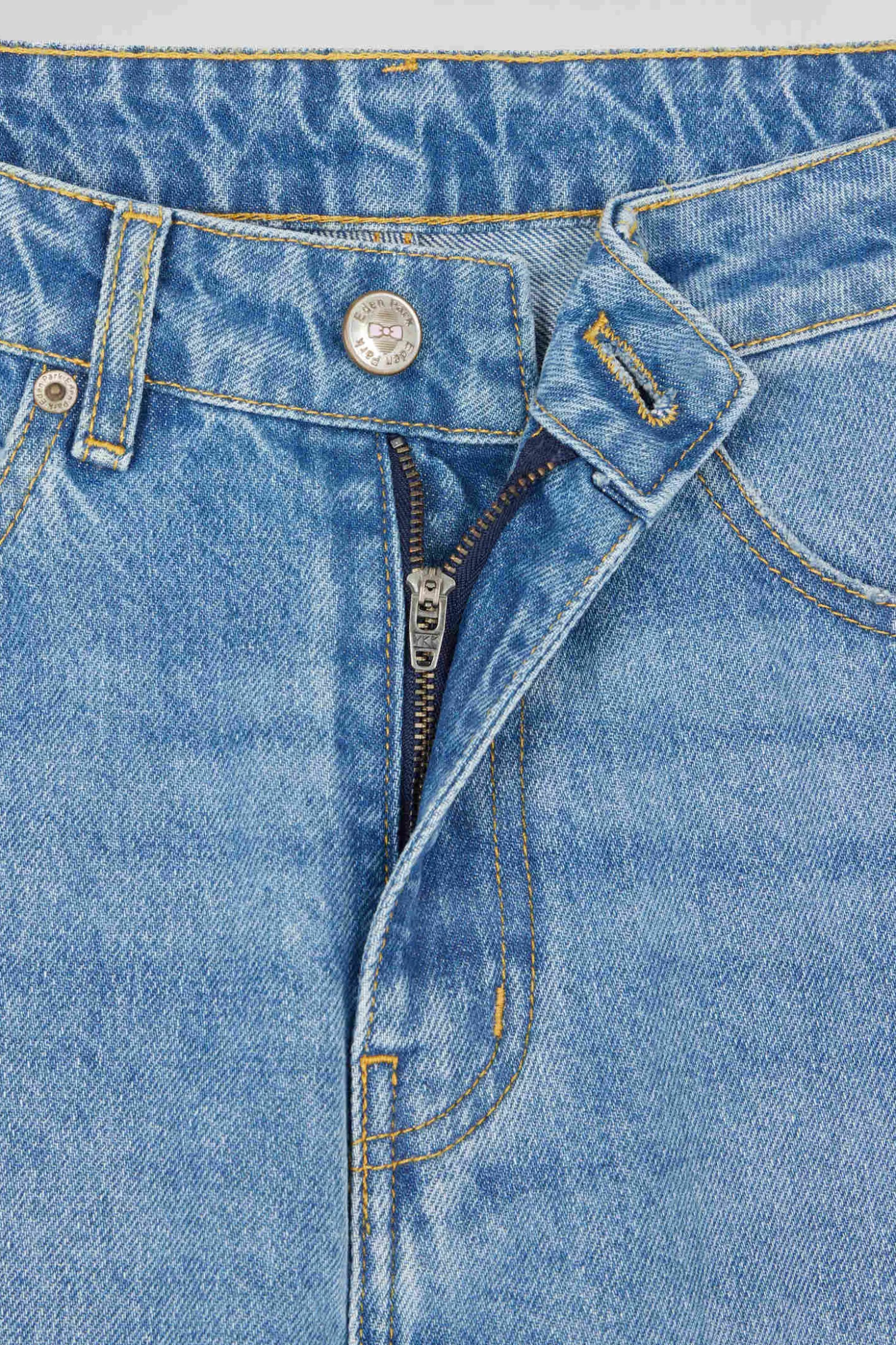 Jean en coton bleu coupe Relaxed