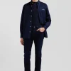 Jean en coton denim stretch bleu marine coupe Slim