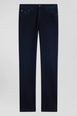 Jean en coton denim stretch bleu marine coupe Slim