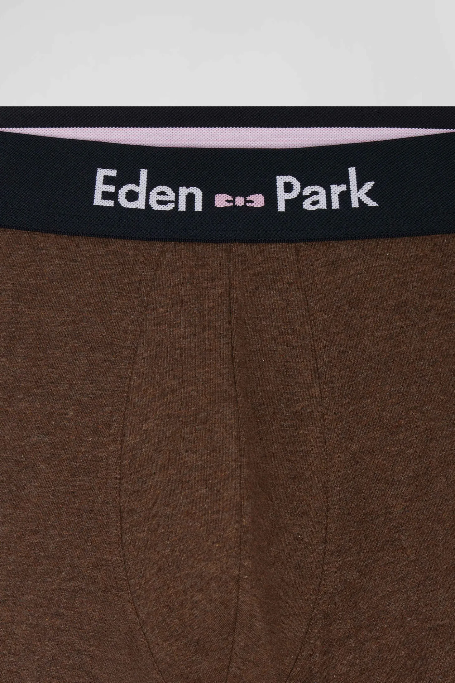 Lot de 2 boxers bleu marine et marron en coton stretch