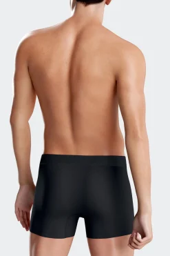 Lot de 2 boxers en coton stretch uni et cerclé rose