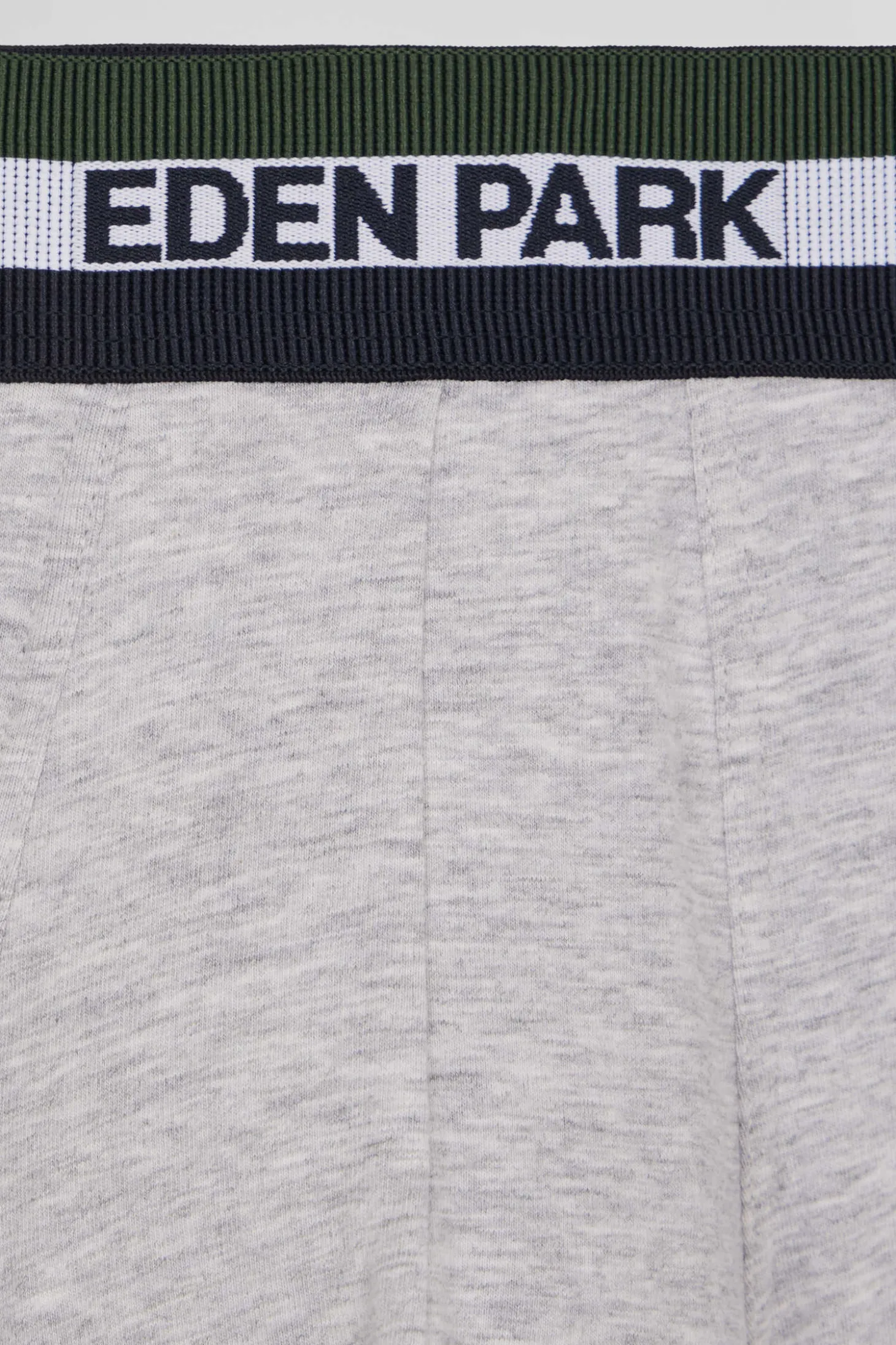 Lot de 2 boxers en coton stretch élastique tricolore gris
