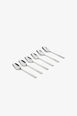 Lot de 6 cuillères à dessert en inox