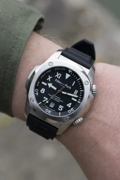 Montre automatique diver noir French Flair sport