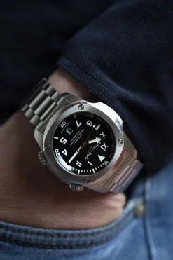 Montre automatique diver en acier
