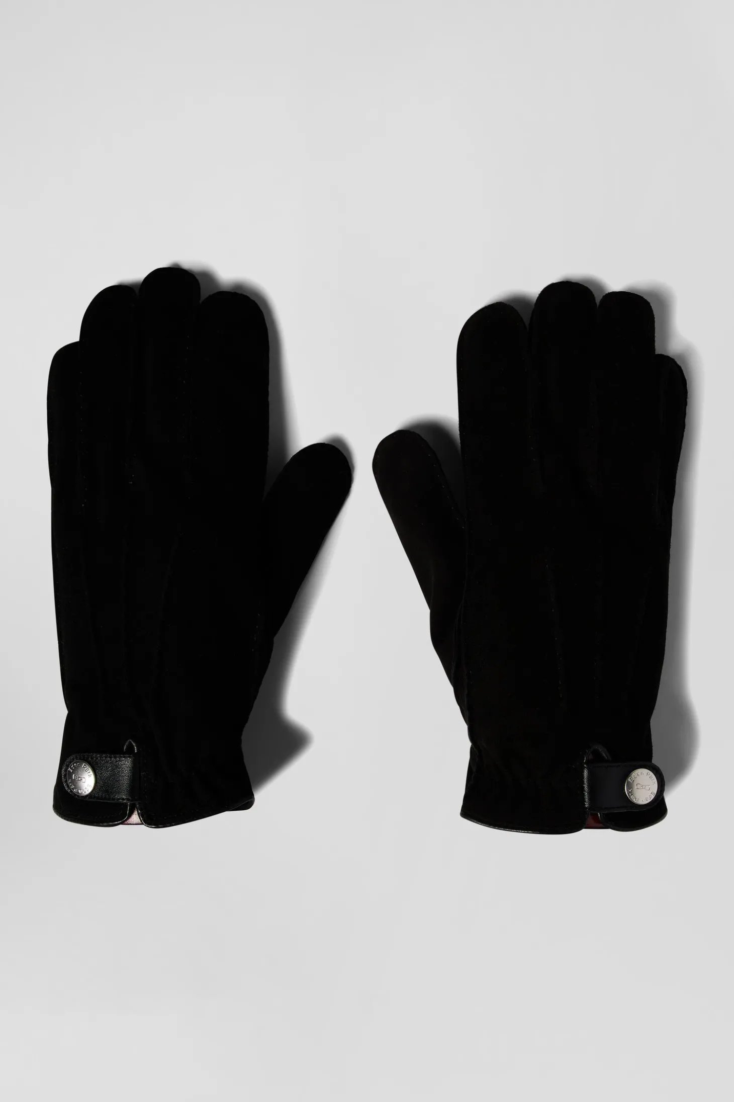 Paire de gants en cuir noir