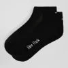 Paire de socquettes en coton stretch noire