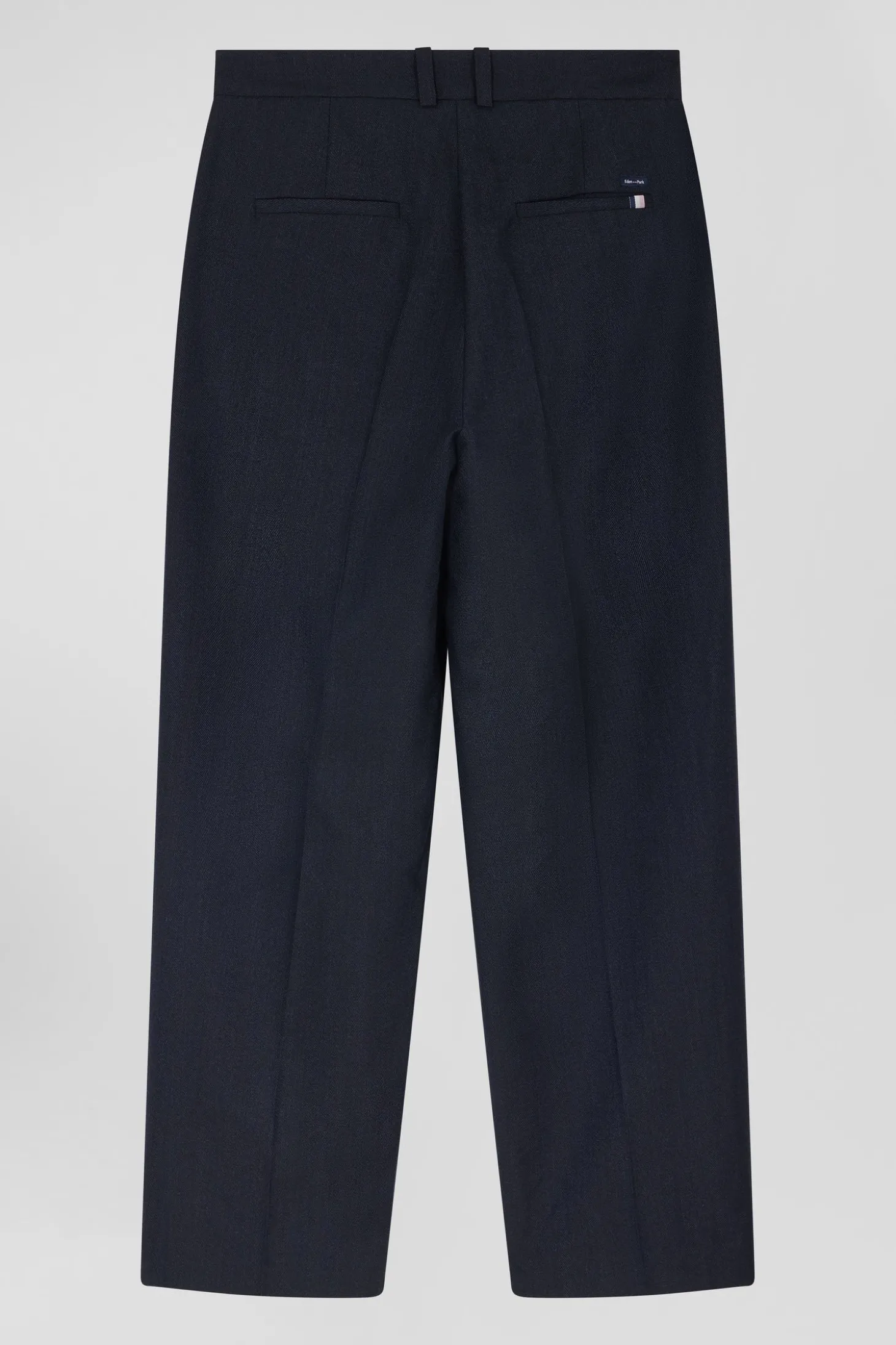 Pantalon à carreaux bleu marine coupe Relaxed