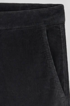 Pantalon chino en coton velours stretch brun coupe Regular