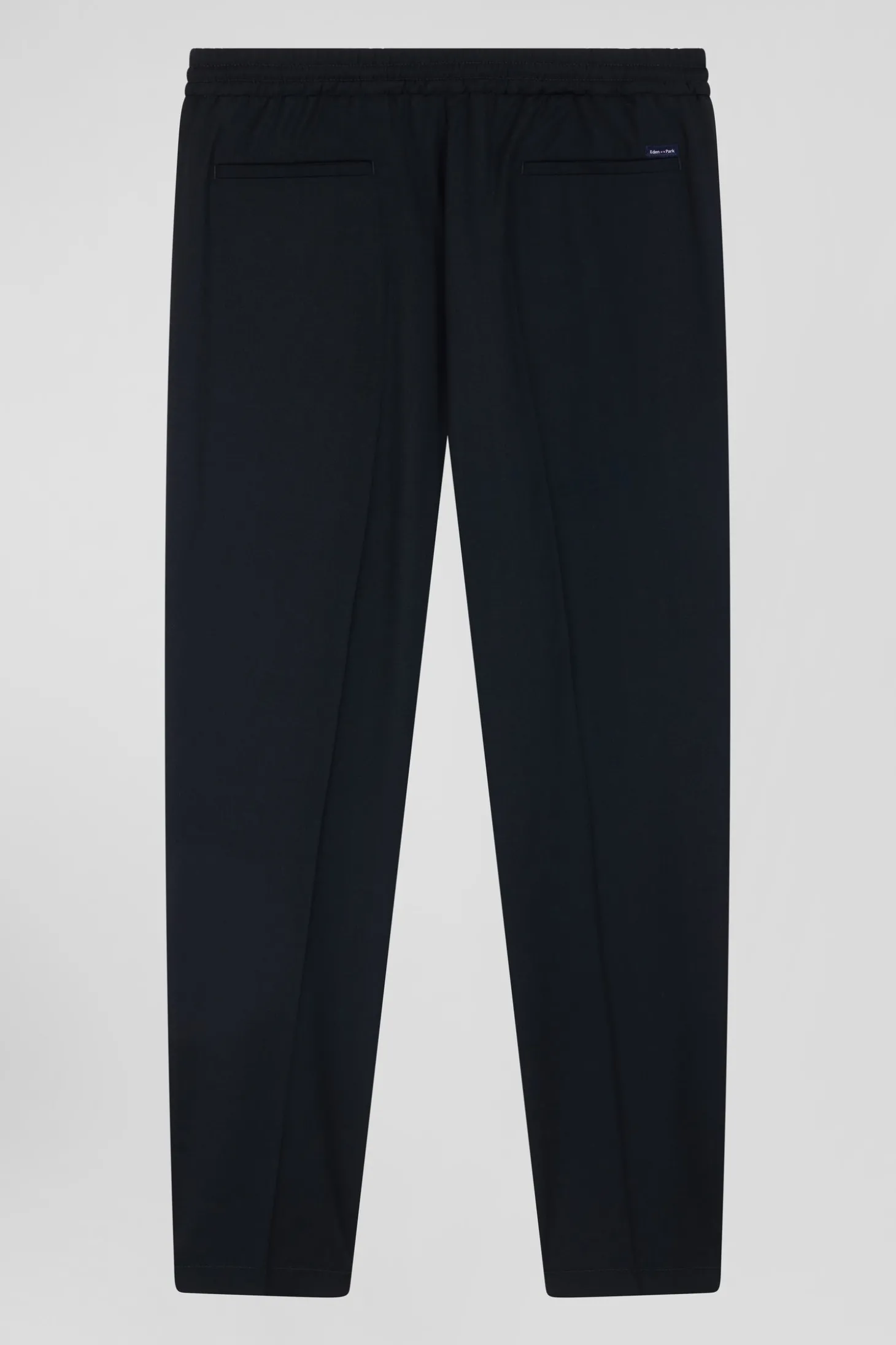 Pantalon en laine stretch kaki taille élastique coupe Modern