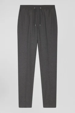 Pantalon gris taille élastiquée coupe Modern