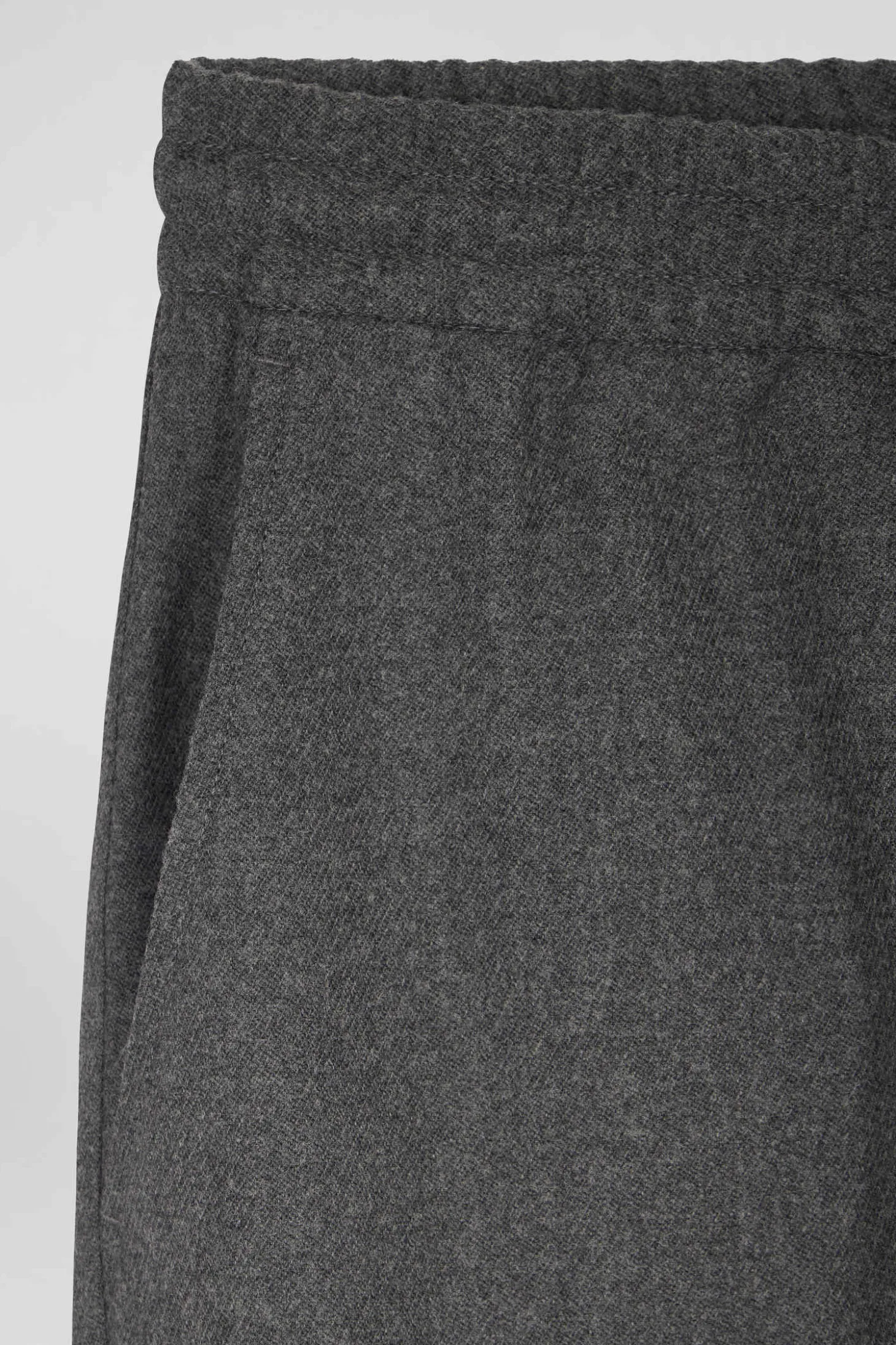 Pantalon gris taille élastiquée coupe Modern