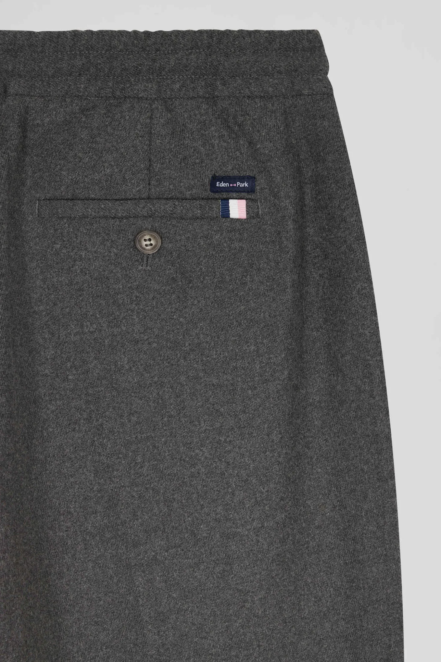 Pantalon gris taille élastiquée coupe Modern