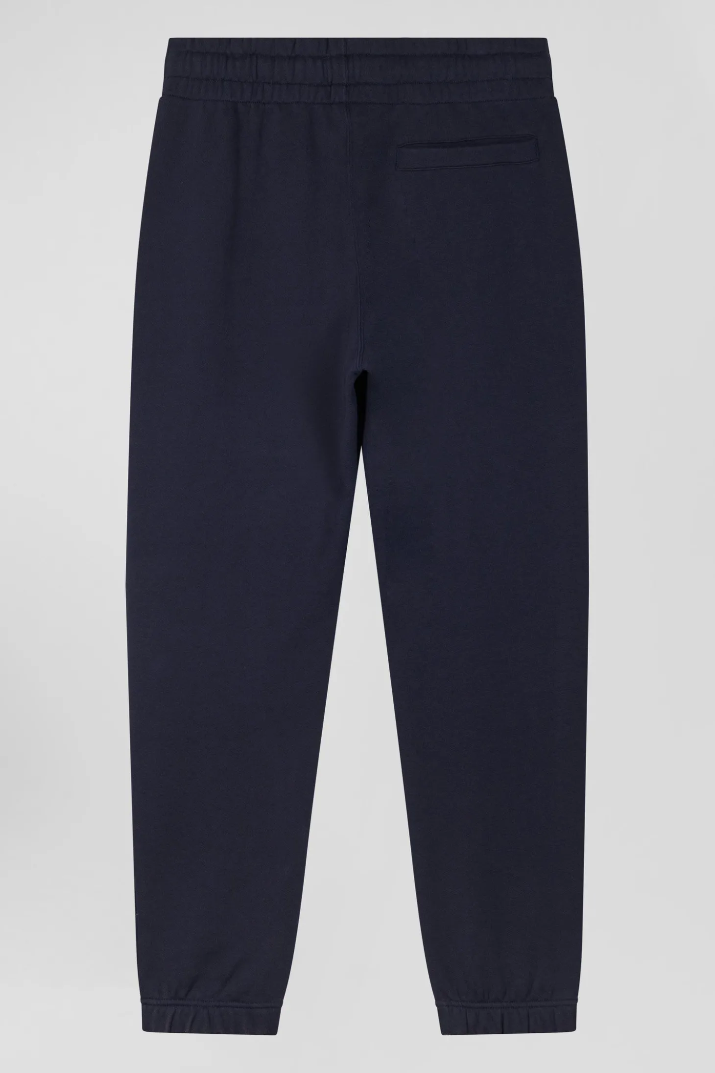 Pantalon jogging en molleton gratté bleu marine coupe Regular
