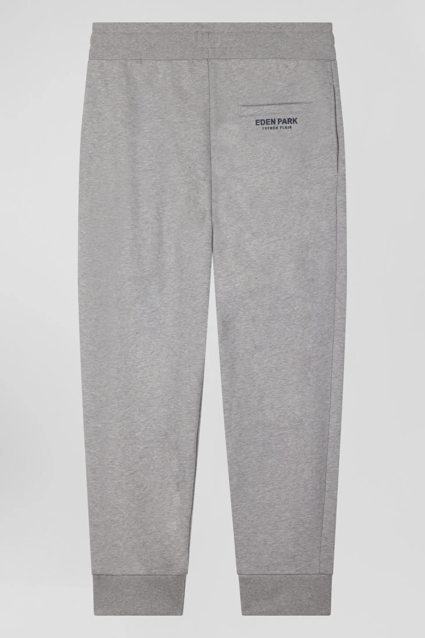 Pantalon jogging en molleton gratté gris coupe Relaxed