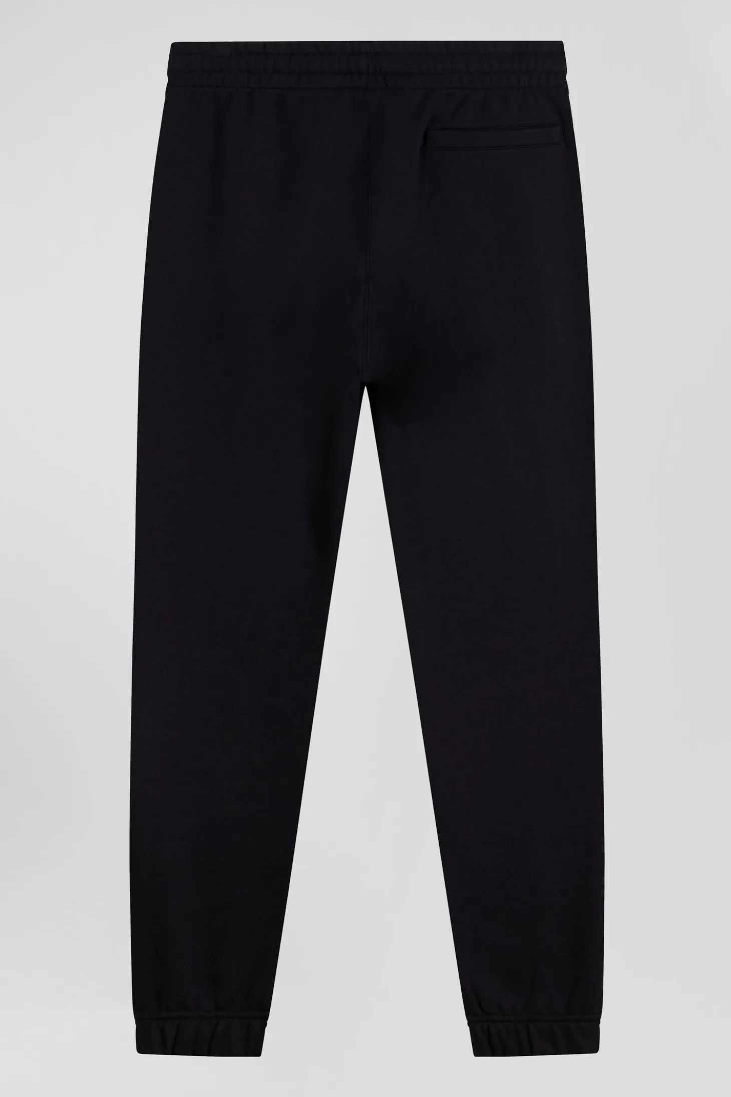 Pantalon jogging en molleton gratté noir coupe Regular
