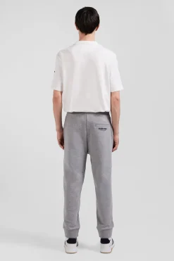 Pantalon jogging en molleton gratté gris coupe Relaxed