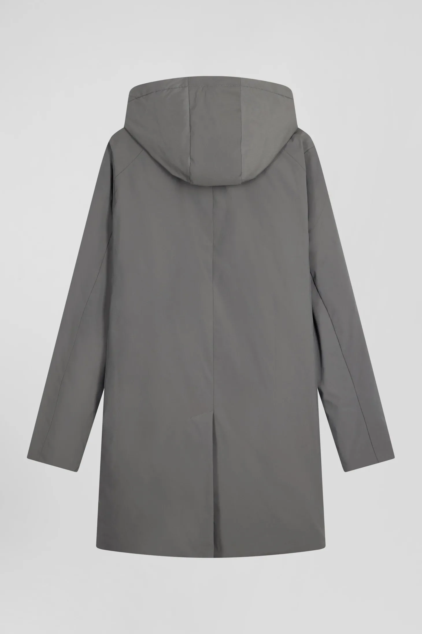 Parka à capuche grise