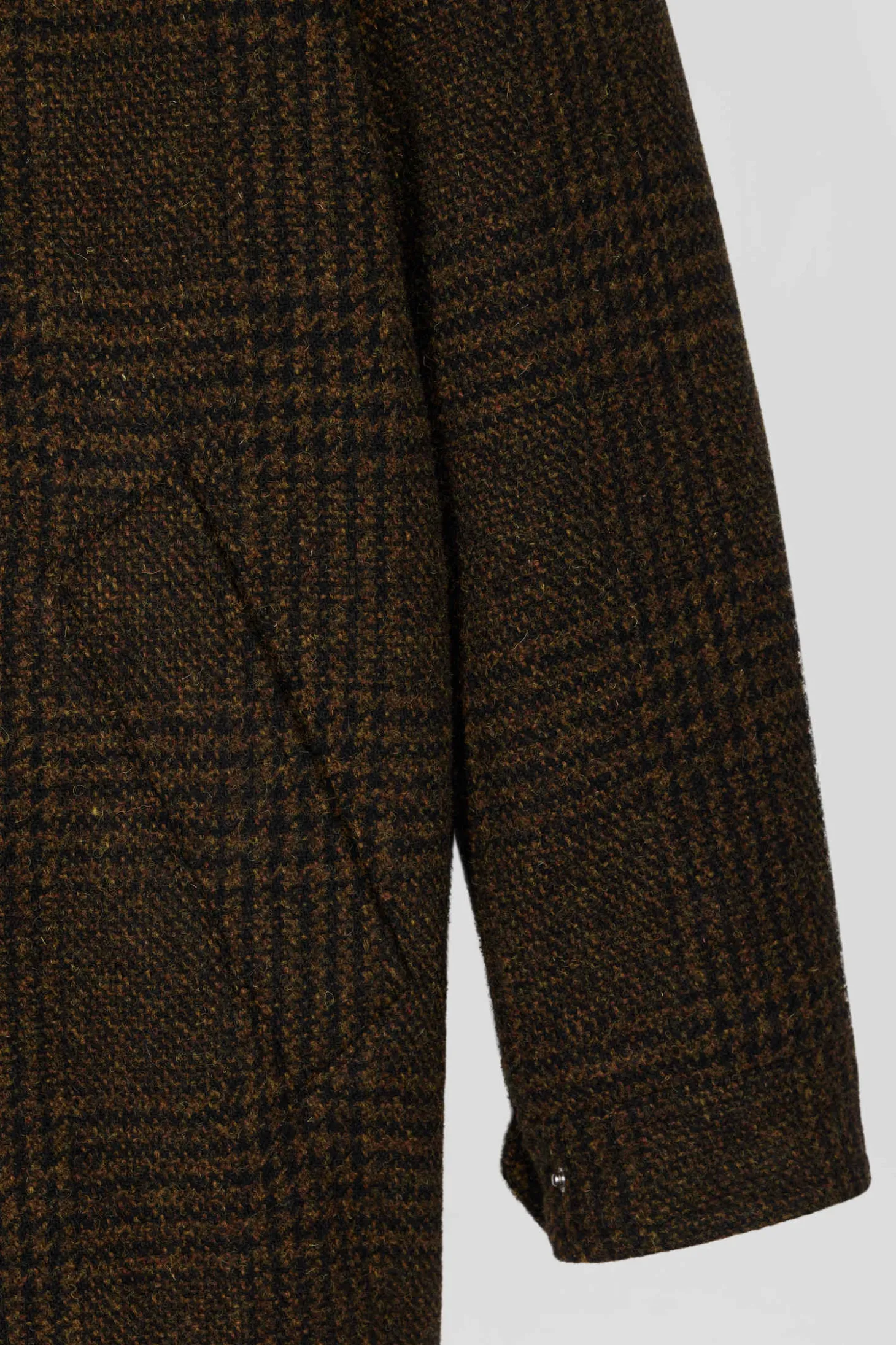 Parka en laine marron