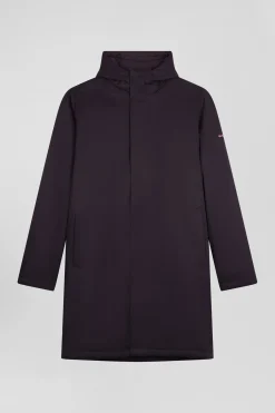 Parka et doudoune 2-en-1 en nylon marron