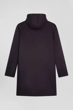 Parka et doudoune 2-en-1 en nylon marron