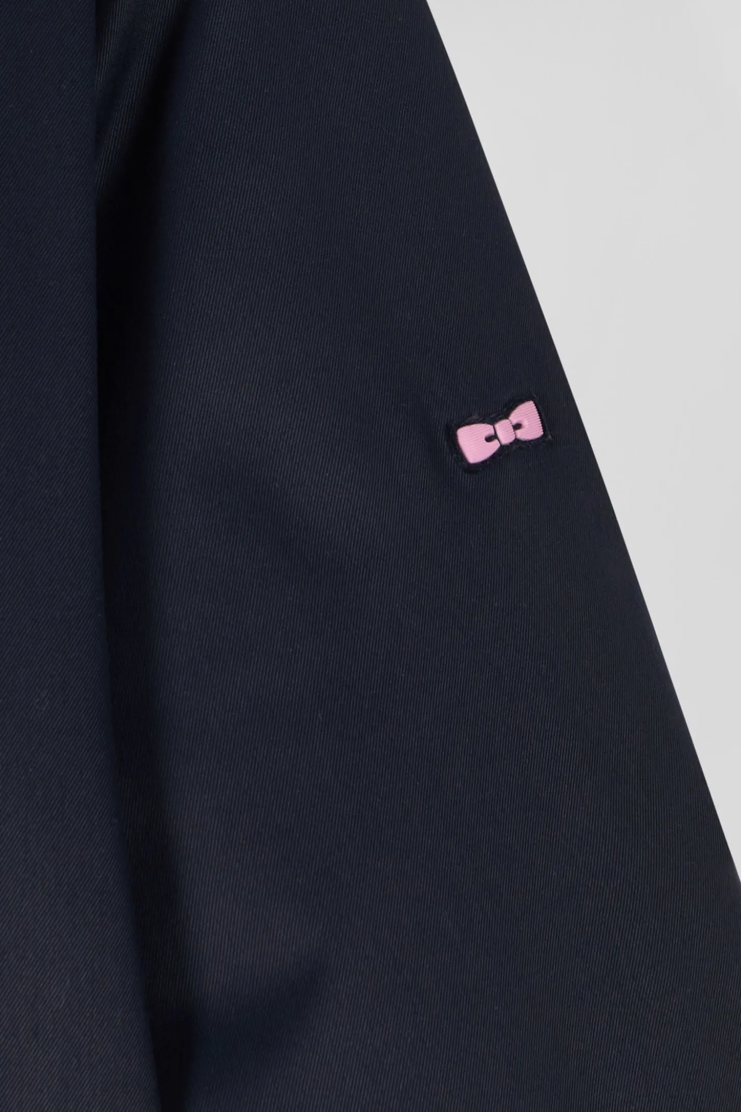 Parka et doudoune 2-en-1 en nylon bleu marine